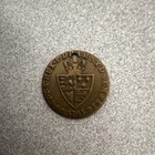 1791 Great Britain Halfpenny Conder Token Holey Copper Bn Km 615