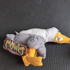 New 1997 Meanies Beanie Peter Gotta Peagull Plush Series 1