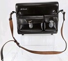 Vintage Nikon Fb5 Leather Compartment Camera Case  186 - With 2 Lenses
