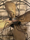 Antique Peerless Electric Fan  16  Brass Blade 3-speed Oscillating C 1928 -works