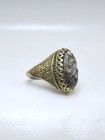 Stunning Rare Roman Era Bronze Ancient Ring With Beautiful Engraved Authentic