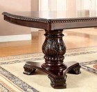 9 Piece Traditional Dark Cherry Table   Chairs Set - Dining Room Furniture Icc4
