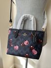 Nwt Coach Cy737 City Mini Tote Bag In Signature Cherry Print Leather Bag Purse