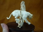 Cou-6 Cougar Panther Shed Antler Figurine Bali Detailed Love Cougars Big Cats