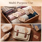 Sallyfashion 100pcs Gift Tags With String Attached  Kraft Paperhang Tags   1 7 X