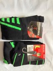 2 franklin Neo-fit - Kids Neon Black Green Soccer Socks - Size M  shoe Size 2-5 