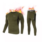 Men s Thermal Underwear Set Winter Warm Long Johns Shirts Tops   Bottom Suit