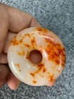 Excellent Rare Chinese Natural Hetian Jade Circle           Pendant