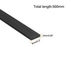2 Pcs Carbon Fiber Strip 2x8mm 500mm Length Pultruded Flat Carbon Fiber Bars