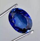Sapphire Oval Cut Natural Royal Blue Color Egl Certified Ceylon Loose Gemstone