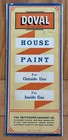 Vintage 1940s 1950s Doval House Paint Brochure Paint Chip Card Art Deco 