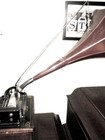 Edison Fireside   Gem  c     d  2-part  reproduction  Horn Crane With Chain