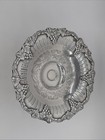 Sussex Sheffield Reproduction Silverplate Pedestal Server Pierce Top Grape Motif