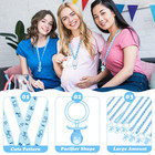36 Pieces Baby Shower Pacifiers Necklace Acrylic Baby Party Favors Pacifiers Cha