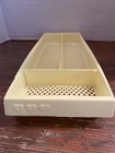 Vintage Yellow Plastic Divided Cutlery Tray Storage Mid Century  Retro