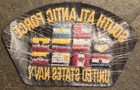 Usn United States Navy Cap Patch South Atlantic Force Color Military Veteran New