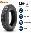 Set 2 4 80-12 Trailer Tires 6ply 4 80x12 4 8-12 480-12 Replacement Load Range C