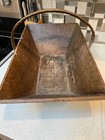 Antique French Wooden Garden grape Truk Basket 18 5 l X 11 75 w X 11 h