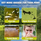 750w Pond Aerator Pond Lake Air Pump Kit With 2 Tubings   2 Diffusers 5 35cfm