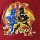 Vintage Youth Xl  Power Rangers Tshirt  Red Dino Thunder Graphic 2000s Y2k