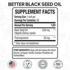 Organics Ocean Better Black Seed Oil Cold Pressed - Pure Nigella Sativa Oil For