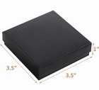 3 Black Jewelry Gift Boxes  3 5x3 5x1 Inch