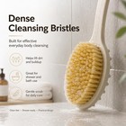 Long Handle Bath Body Brush Soft Back Shower Exfoliating Skin Scrubber Massager