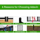 24 In h  Garden Fence With Low Threshold Door 14 Panels Total 34 5 Ft l  Dog    
