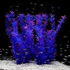 Aquarium Water Plants Ornament Tall Fish Tank Grass Decoration Artificial 2pcs