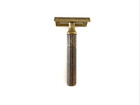Vintage 1940 s Pre-war Gillette Gold Plated Brass Safety Razor