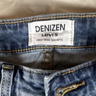 Denizen From Levi s Women s High Rise Blue Denim Shorts Size 2 W26 Stretch