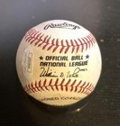 Willie Mays Signed Autographed National League Baseball Jsa Loa Giants