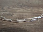Native American Sterling Silver 16  Link Chain Link Necklace - Yazzie