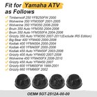 4x Wheel Center Cap 5gt-2512a-00-00 For Yamaha Grizzly Bruin 350 Kodiak 400 450