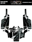 2007 - 2010 Polaris Rzr 800 Graphics Kit D49-3 Dark