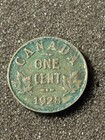 1928 Canada One Cent Coin Canadian 1 Penny King George V Circulated Small Cent