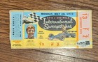 Gordon Johncock Signed 1973 Indianapolis Indy 500 Ticket Stub Auto Jsa Coa