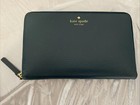 Kate Spade New York Zip-around Logo Women s Agenda organizer Wallet Xl Teal New