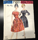 Vintage Vogue Paris Original 1388 Nina Ricci Dress Pattern  1960      Size 12