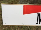 Vintage 1980 s Marlboro Cigarettes Tobacco Metal Store Advertising Sign 55  