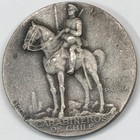 1945 Carabineros Hospital Inauguration  999 Silver Medal Santiago Mint So Chile