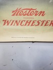 Vintage Original 1955 Winchester Western Rabbit Hunting Lithograph Poster