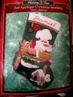 Christmas Bucilla Felt Applique Holiday Stocking Kit santa Baking chef 84259 18 