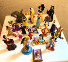 Lot Of 21 Various Vintage Disney Character Pvc Figures Cake Topper