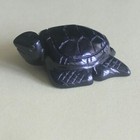 2   Hand Carved Gemstone Crystal Sea Turtle Figurine Animal Statue Carving Decor