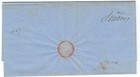 Caribbean  Entire Cover Sent Havana To Barcelon  Isabel Ii  Imperforada 