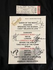 Queensryche Dec18th  2025 House Of Blues Show Set List - Signed By The Band