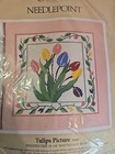 Vintage Candamar Designs   Needlepoint Tulips Floral  30462