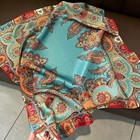 100  Silk Mulberry 26  Square Scarf Neckerchief Wrap Women Fashion Bandanna