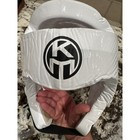 Best Martial Arts Foam Headgear M White Taekwondo Karate Sparring Helmet